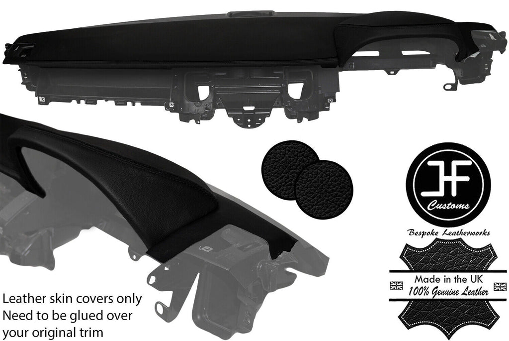 BLACK BLACK TOP DASH DASHBOARD LEATHER COVER FITS RANGE ROVER SPORT 2009-2013
