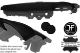 BLACK BLACK TOP DASH DASHBOARD LEATHER COVER FITS RANGE ROVER SPORT 2009-2013