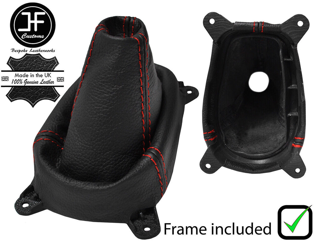 RED STITCH LEATHER MANUAL GEAR+PLASTIC FRAME FITS HONDA CR-Z CR Z 10-16