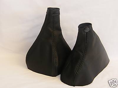 FITS ALFA ROMEO 145 146 147 155 75 156 LEATHER SET OF GAITER CUSTOM NEW