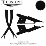 BLACK STITCH SUEDE+LEATHER COVERS FOR FORD MUSTANG 05-09 COUPE  INTERIOR KIT