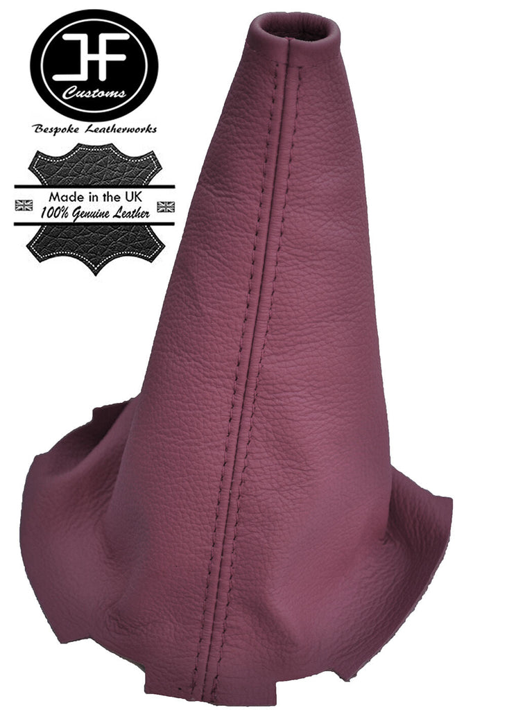 PINK LEATHER MANUAL GEAR GAITER FITS PEUGEOT 107 CITROEN C1 TOYOTA AYGO 09-14