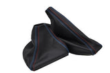 FITS BMW X5 E53 1999-2006 SUV MANUAL HANDBRAKE & GEAR GAITER TRI STITCH