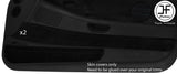 BLACK STITCH 2X MID DOOR CARD TRIM SUEDE COVERS FOR BMW 8 SERIES E31 1990-1999