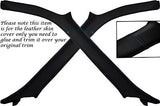 BLUE STITCH FITS NISSAN 200SX S13 88-93 WINDSCREEN PILLAR LEATHER SKIN COVERS