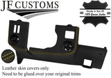YELLOW STITCH DRIVER LOWER DASH TRIM LEATHER COVER FOR TOYOTA MR2 MK1 AW11 84-90