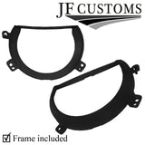 BLACK STRIPE LEATHER AUTO SET+ FRAME FOR TOYOTA GT86 SUBARU BRZ SCION FR-S 12-18