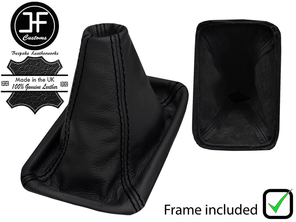 BLACK STITCH LEATHER AUTOMATIC GEAR+PLASTIC FRAME FOR LAND CRUISER LC3 LC4 LC5