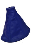 FITS FORD MONDEO MK3 03-06 GEAR GAITER LEATHER IN R BLUE CUSTOM NEW MADE IN UK