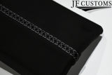 GREY LUX-STITCH LEATHER 3X DASH TRIM COVERS FOR LAND ROVER DEFENDER 07-16