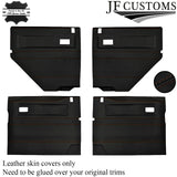 BROWN STITCH LEATHER COVERS FOR DEFENDER 90 83-06 INTERIOR UPHOLSTERY DOOR KIT