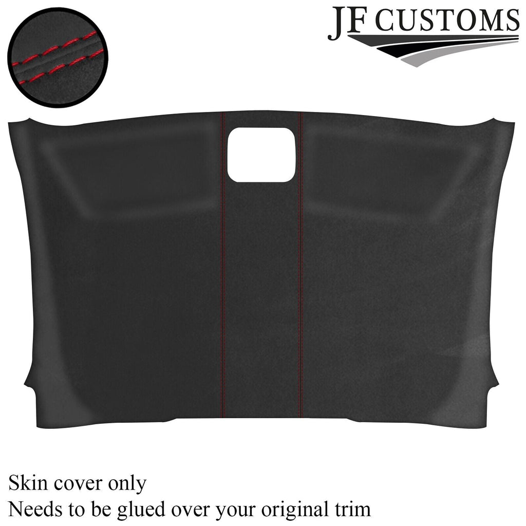 D RED STITCH D GREY SUEDE FRONT ROOF HEADLINER FOR FORD TRANSIT COURIER 16-20