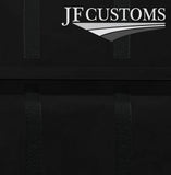 BLACK STITCH SUEDE 2X AFTERMARKET SEAT INSERT COVER FOR PORSCHE CARRERA GT2