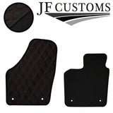TAN DIAMOND VINYL 4X TAILORED FLOOR CARPET FOR SEAT ALHAMBRA MK2 10-20 JF1