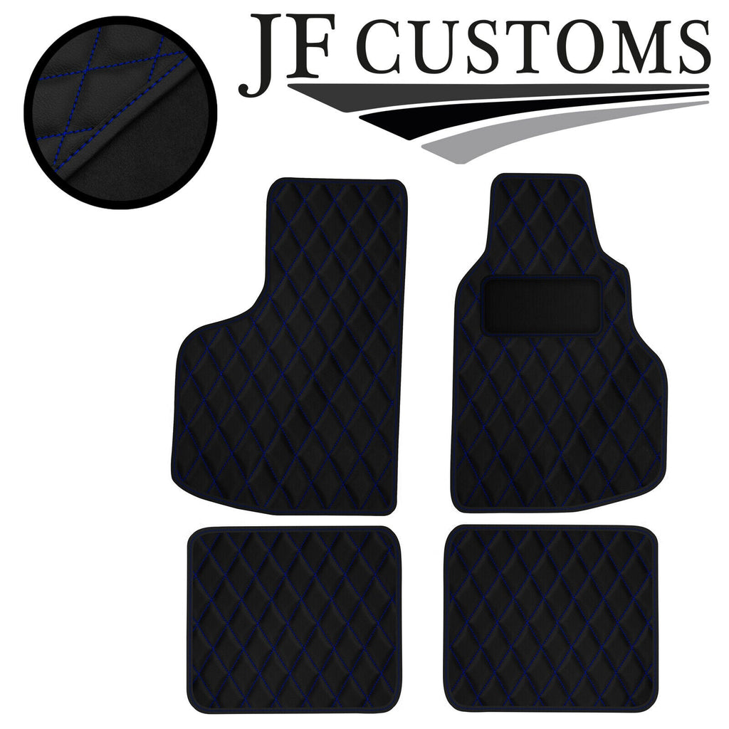 BLUE DIAMOND VINYL 4XTAILORED FLOOR CARPET FOR VW GOLF MK1 CONVERTIBLE JF1