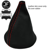 RED STITCH LEATHER GEAR GAITER OVER RUBBER FOR DATSUN SUNNY B210 120Y 73-78