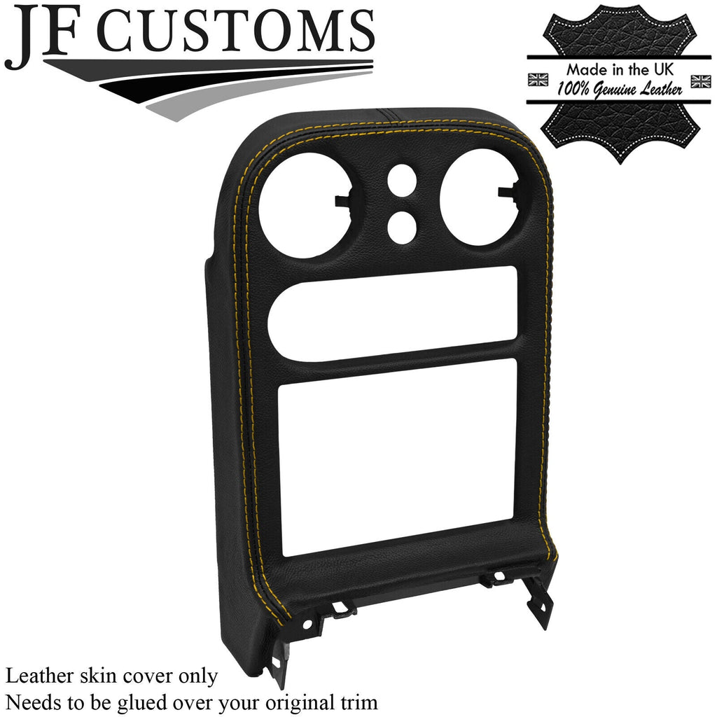 YELLOW STITCHING FITS MAZDA MX5 MK1 MIATA 89-93 RADIO SURROUND COVER ONLY