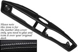 WHITE STITCHING FITS TRIUMPH STAG MK1 MK2 DASH DASHBOARD LEATHER SKIN COVER ONLY