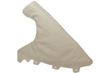 WHITE STITCH SKIN HANDBRAKE GAITER CREAM LEATHER FITS JAGUAR S-TYPE 1999-2008