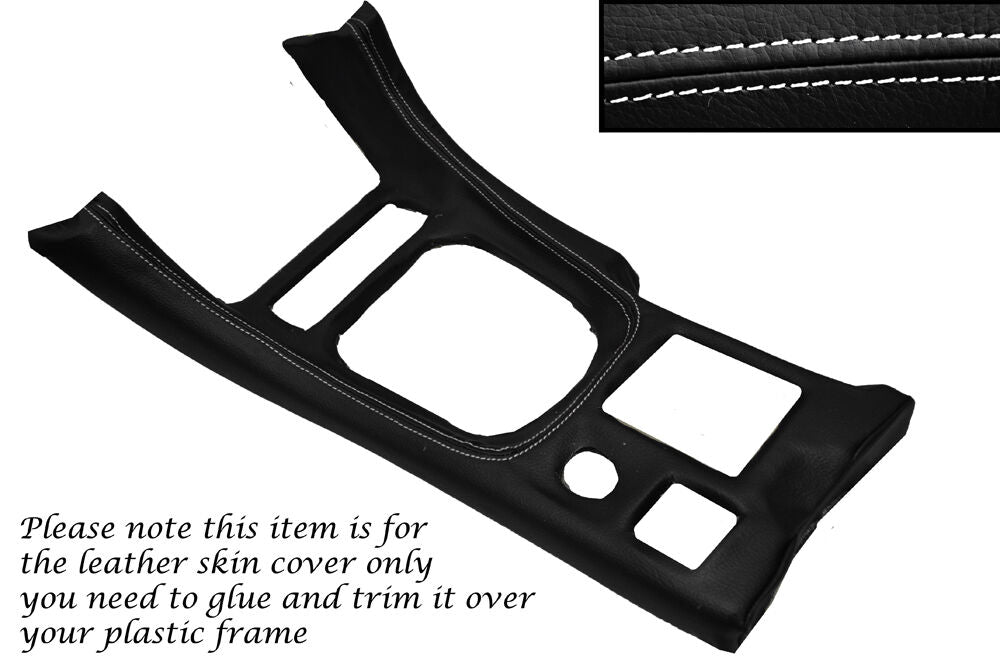 WHITE STITCH CENTRE CONSOLE SURROUND COVER FITS MITSUBISHI GTO 3000GT 92-99