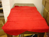 RED SUEDE GOAT TOP QUALITY SEXY 10sq ft NEW CUSTOM NEW MADE IN UK