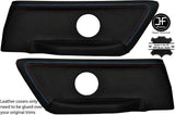 TRI STITCH 2X REAR DOOR CARD LEATHER COVERS FOR BMW E36 COUPE CONVERTIBLE STYLE2