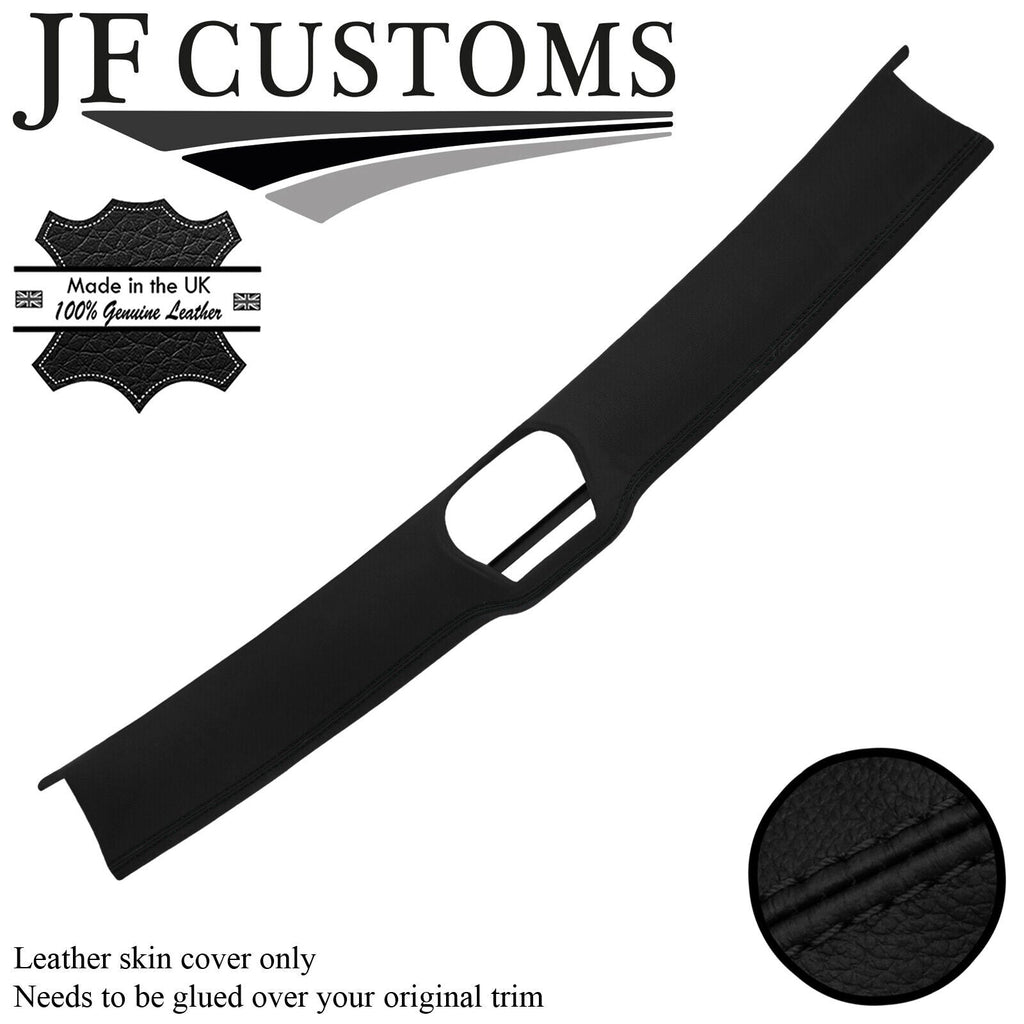 BLACK  STITCH LEATHER WINDSCREEN HEADER TRIM FITS PORSCHE BOXSTER 986 1996-2004