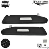 FOR VW T6 TRANSPORTER L GREY STITCH LEATHER & SUEDE TOP INTERIOR RECOVERY KIT