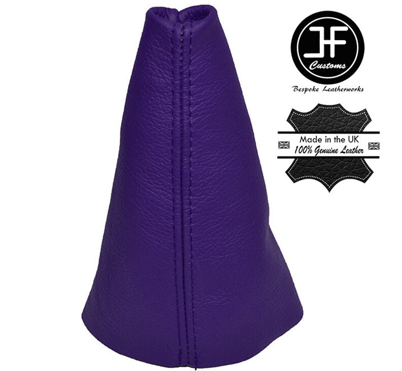 PURPLE LEATHER SKIN MANUAL GEAR GAITER FITS MG ZR MGZR 2003-2005 CUSTOM NEW