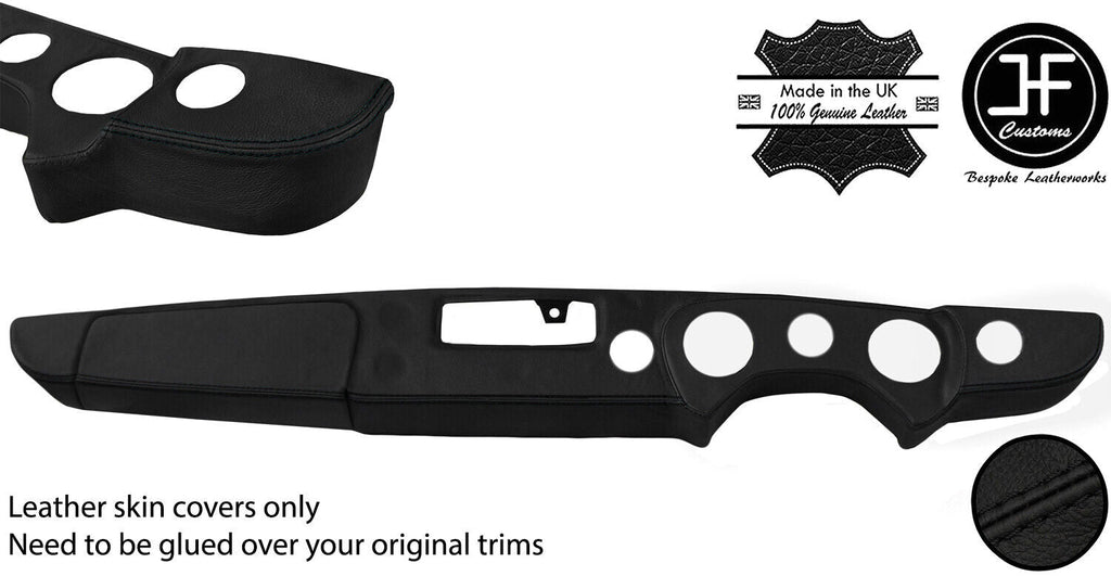 BLACK STITCH DASH DASHBOARD LEATHER COVER FITS MG MGB V8 STYLE 3 CUSTOM NEW