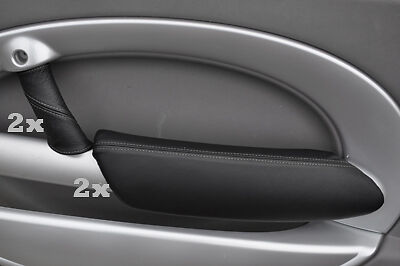 FITS BMW MINI COOPER 2X PANTHER 2X DOOR HANDLE COVERS Grey CUSTOM NEW MADE IN UK