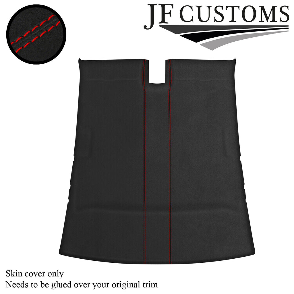 RED STITCH D GREY LUXE-SUEDE HEADLINER COVER FOR JAGUAR XJ6 X300 X308 94-02