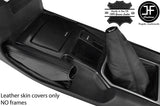 BLACK STITCH REAL LEATHER GEAR & HANDBRAKE GAITER FOR TOYOTA LAND CRUISER 09-17