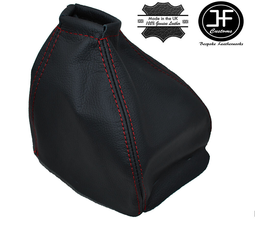 RED STITCH FITS FORD MONDEO MK1 MK2 COUGAR 1993-2002 GEAR GAITOR LEATHER
