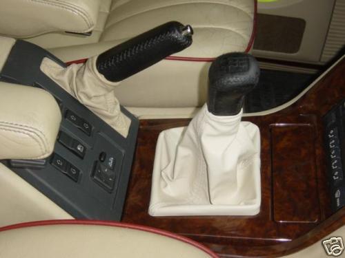 FITS RANGE ROVER P38 GEAR + HANDBRAKE GAITER LIGHTSTONE SET CUSTOM NEW
