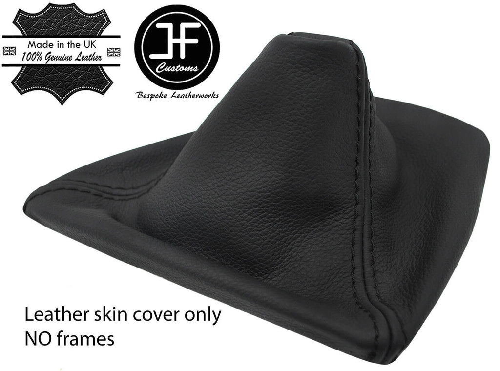 BLACK STITCH TOP GRAIN LEATHER MANUAL GEAR GAITER FOR BMW E90 E91 E92 E93 06-13