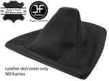 BLACK STITCH TOP GRAIN LEATHER MANUAL GEAR GAITER FOR BMW E90 E91 E92 E93 06-13