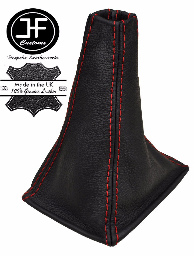 RED STITCHING REAL LEATHER MANUAL GEAR GAITER FITS PRIMERA P11 1996-2001
