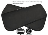 BLACK STITCH 2X SUN VISORS LEATHER COVERS FITS MINI MK1 CLASSIC EARLY CUSTOM NEW