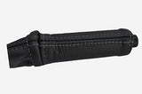 grey stitch FITS PORSCHE 924 944 75-91  LEATHER HANDBRAKE HANDLE COVER