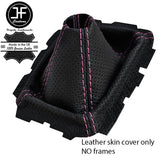 PINK STITCH PERFORATED LEATHER GEAR GAITER FOR MAZDA MX-5 MIATA NA MK1 89-98