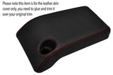 RED STITCHING ARMREST LID LEATHER SKIN COVER FITS JEEP WRANGLER TJ 2002-2006