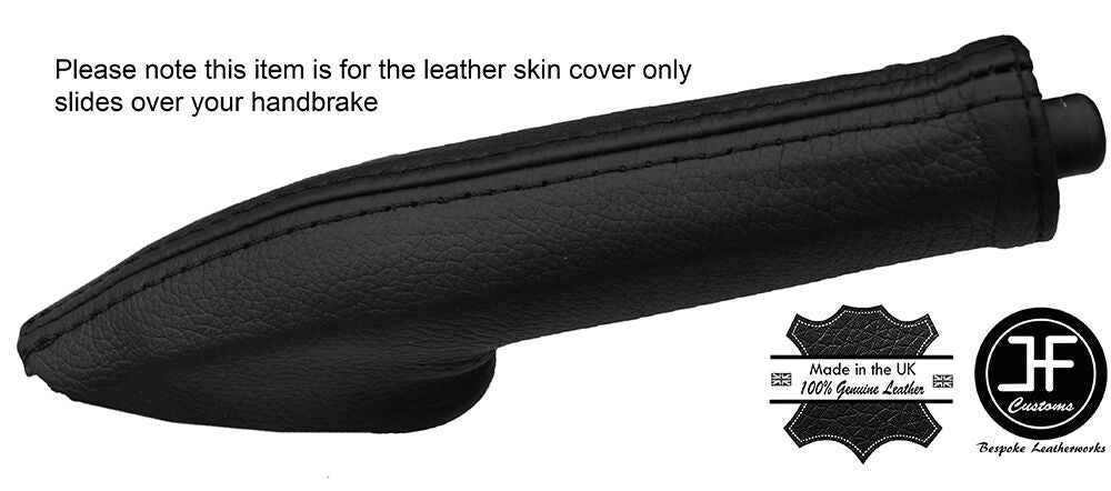 BLACK STITCHING LEATHER HANDBRAKE GAITER FITS TOYOTA RAV 4 2013-2017 CUSTOM NEW
