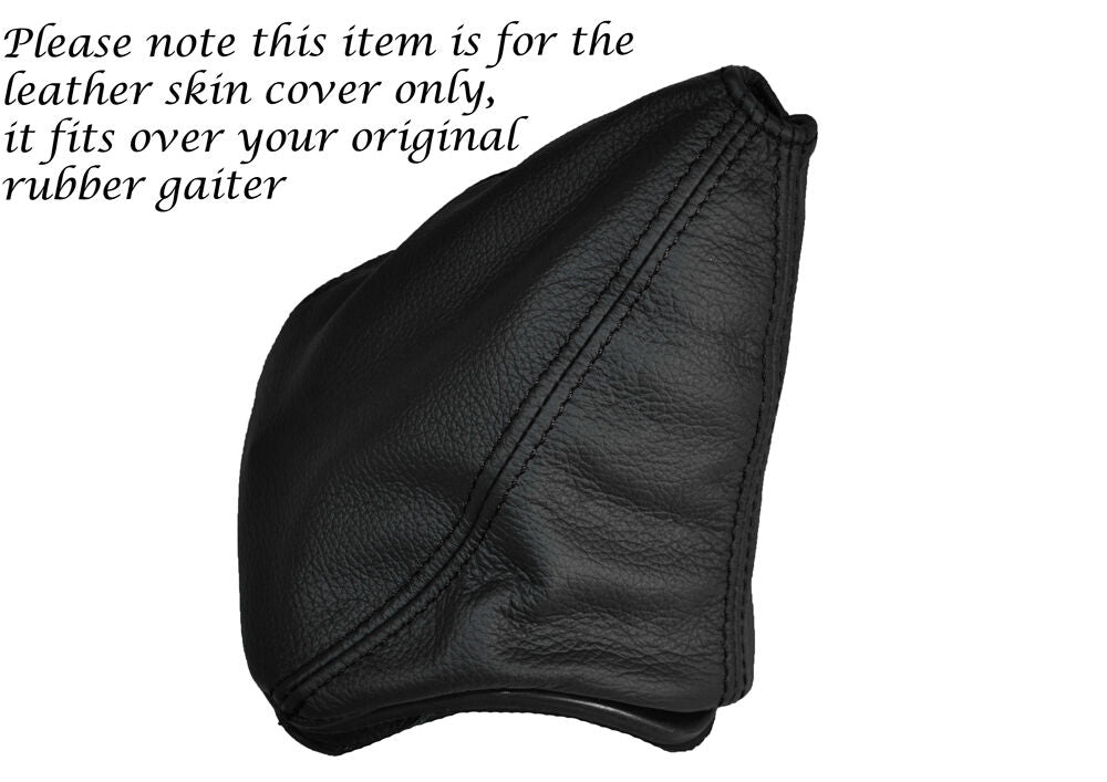 BLACK STITCH LTHR TRANSFER GEAR FITS TOYOTA LAND CRUISER LJ78 FITS OVER RUBBER