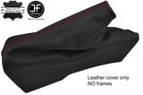 RED STITCHING TOP GRAIN LEATHER HANDBRAKE GAITER FOR TOYOTA GT86 SUBARU BRZ