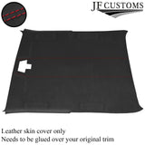 RED STITCH LUXE SUEDE D GREY HEADLINER COVER FITS FORD SIERRA COSWORTH 3 DR