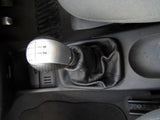FITS VAUXHALL OPEL COMBO B 1993-2006 GEAR GAITER BLACK LEATHER BLACK STITCHING