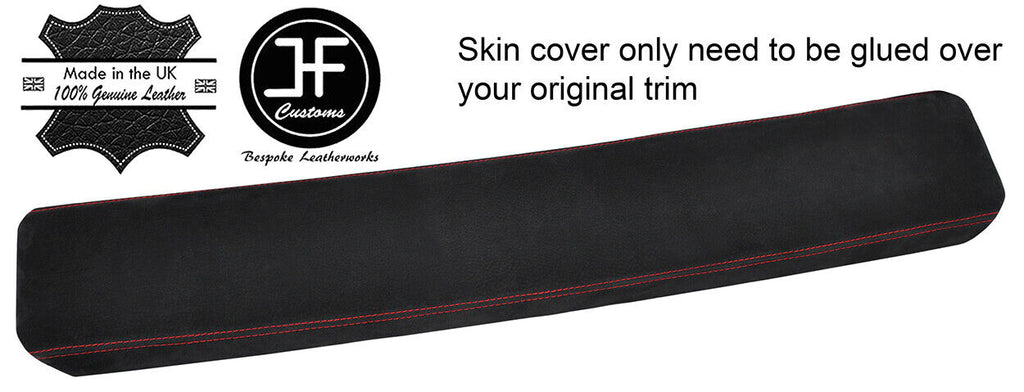 RED STITCH PANORAMIC SUNROOF TOP TRIM SUEDE COVER FITS TESLA MODEL S 12-18