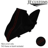 DARK RED STITCH SUEDE HANDBRAKE GAITER FOR BMW 1 F20 F21 2011-2018 CUSTOM NEW