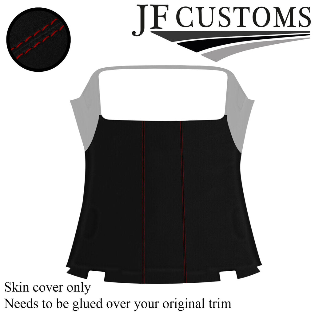 D RED STITCH SUEDE HARDTOP ROOF HEADLINER COVER FOR BMW E46 CONVERTIBLE  98-05